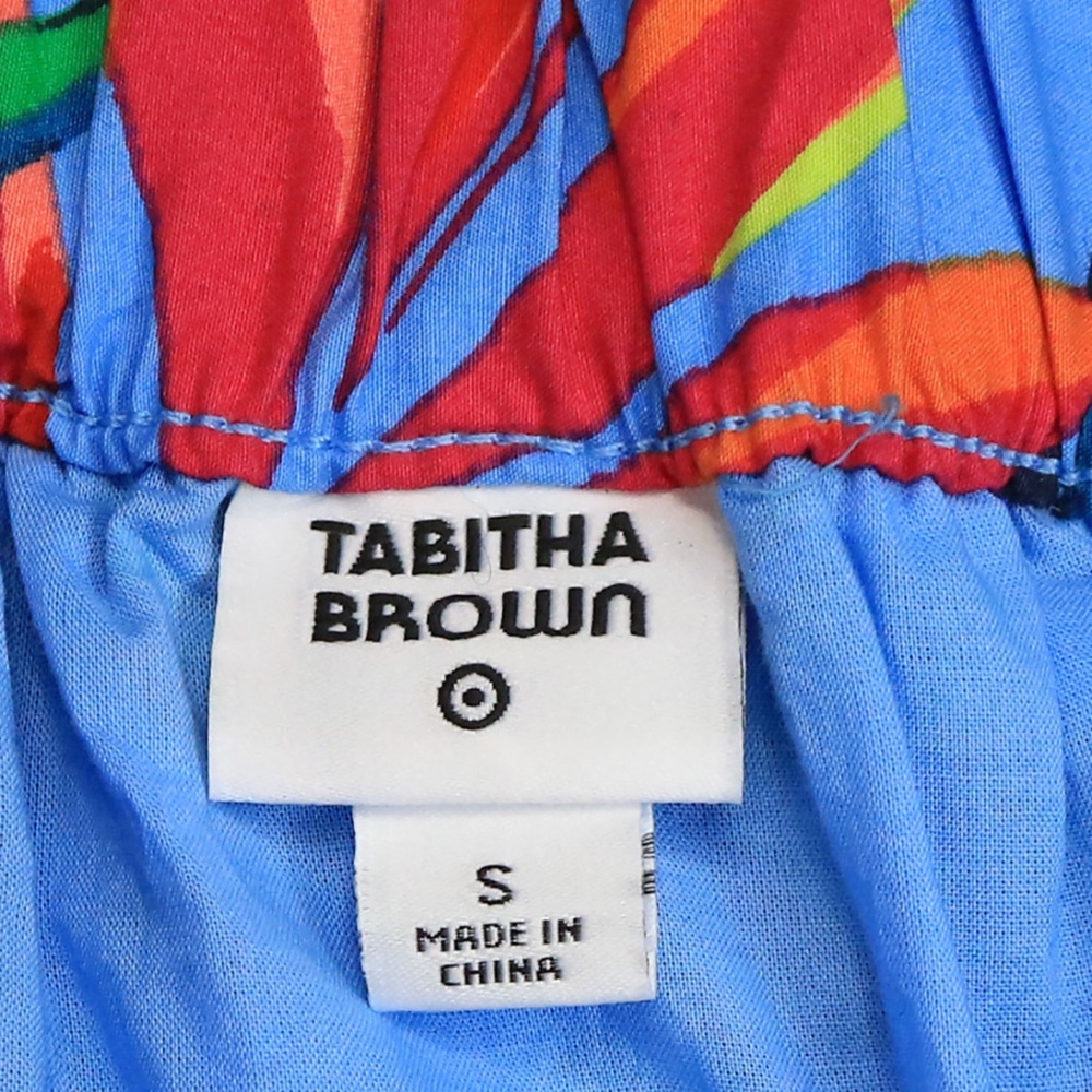 Tabitha Brown X Target Women Size Small Tropical Tiered Midi Skirt Pull On - Picture 12 of 12